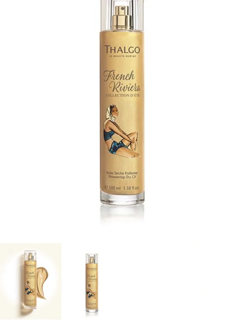 French Riviera Shimmering Dry Oil - Gold